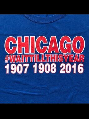 Chicago Cubs Tee 3 for 15 SALE CLEARANCE 2016 World Series